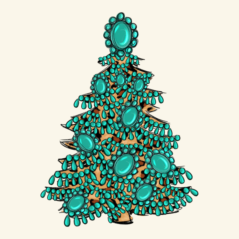 Christmas Tree With Gemstones Premium Hoodie by MaliasSmallBusiness | Teevron
