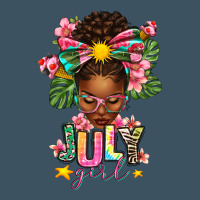 July Girl Afro Woman Summer Urban Heavy Tee | Teevron