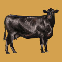 Black Angus Cow Urban Hoodie | Teevron
