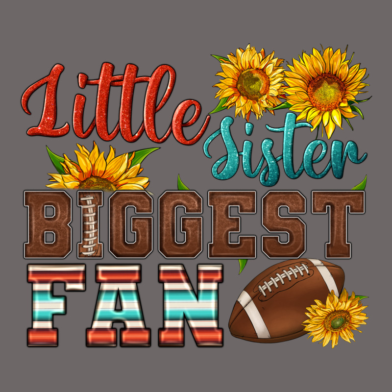 Little Sister Biggest Fan American Football Classic Tee by HRA Design Shop | Teevron