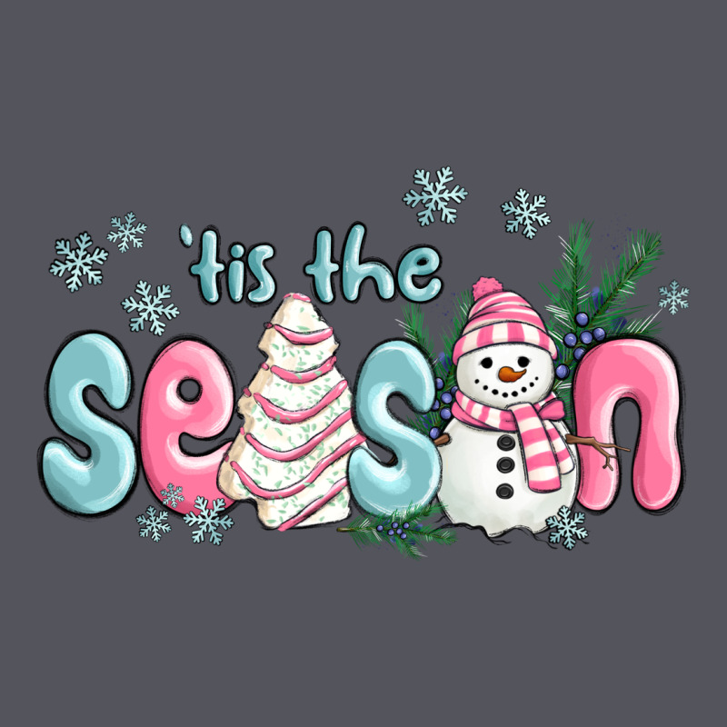 Tis The Season Snowman And Christmas Cake Vintage Hoodie by MaliasSmallBusiness | Teevron