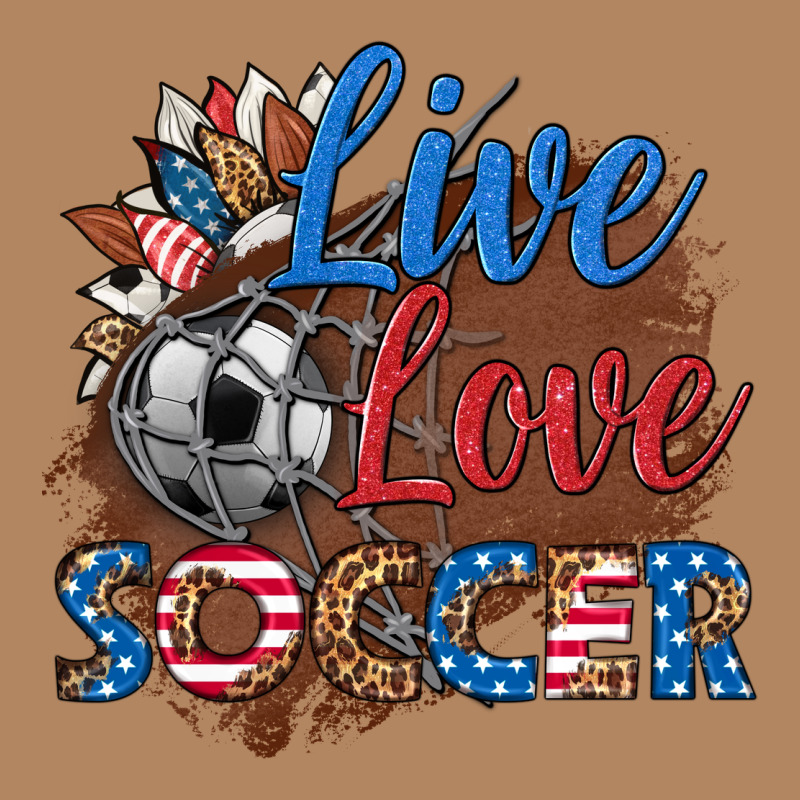 Live Love Soccer Long Sleeve Tee by HRA Design Shop | Teevron