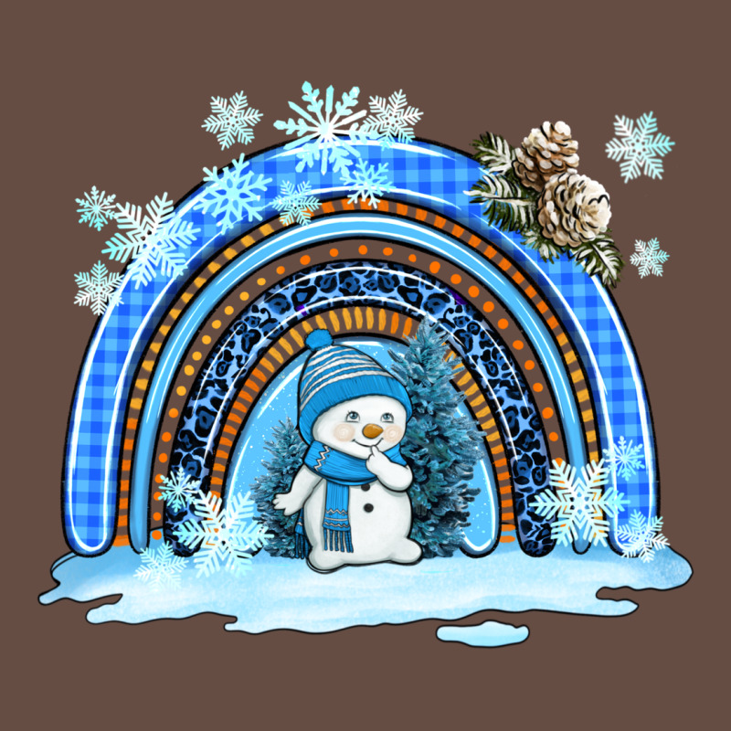 Winter   Rainbow And Snowman Long Sleeve Tee by AdoDesignShop | Teevron
