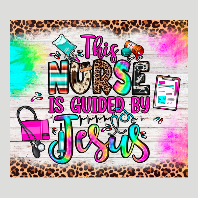 This Nurse Is Guided By Jesus Zipper Hoodie by JahusDesignShop | Teevron