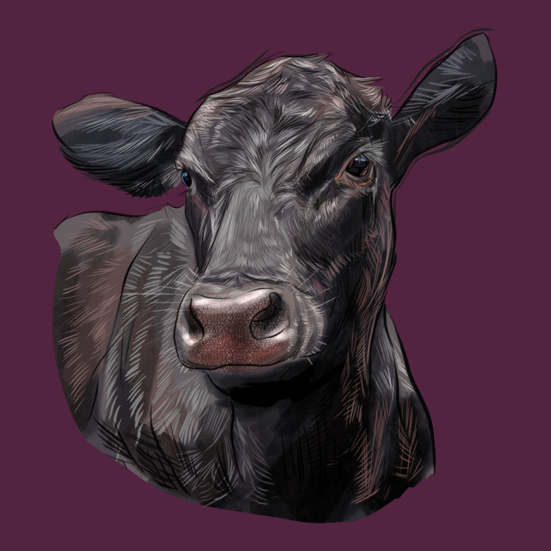 Black Angus Cow Illustrations Urban Hoodie by LillyAllenDesigns | Teevron