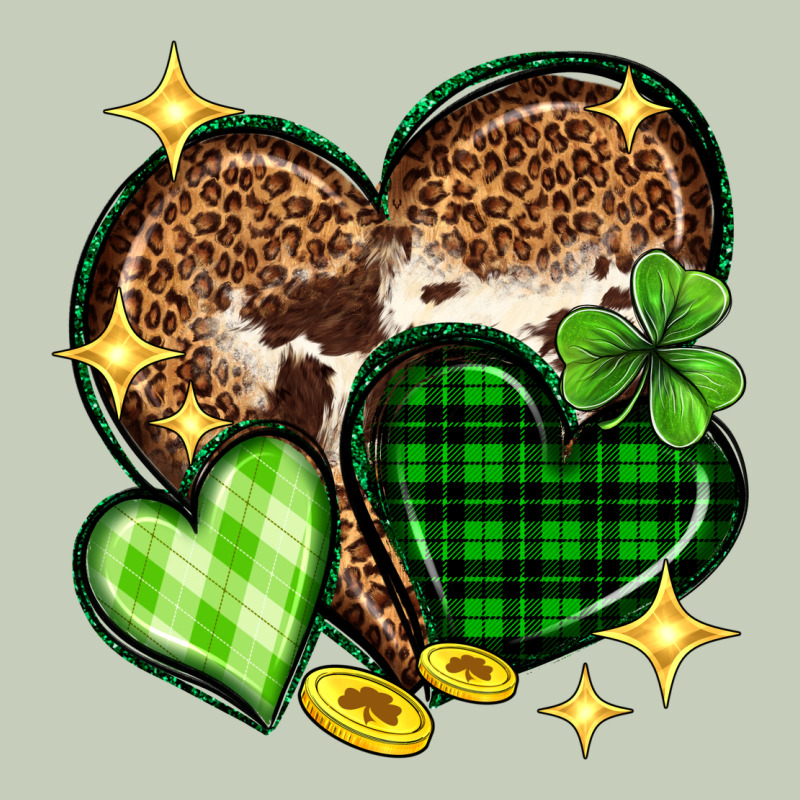 St. Patrick's Day Hearts Long Sleeve Tee by Neo Western | Teevron