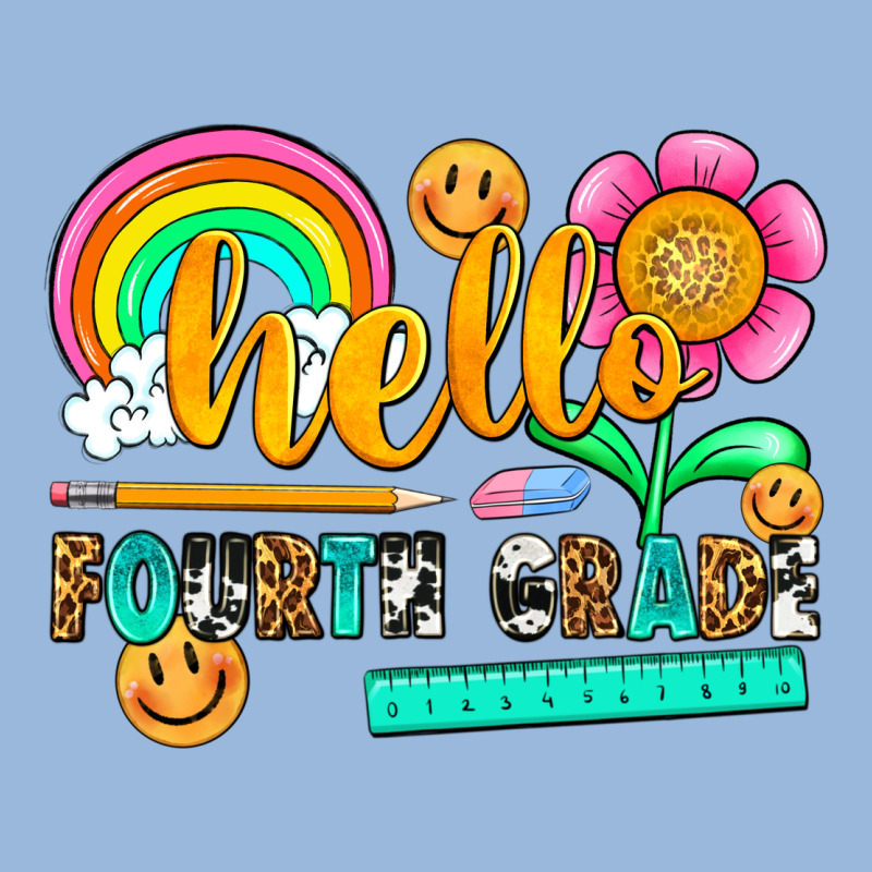 Hello Fourth Grade Premium Hoodie by NancyCooperArtShop | Teevron