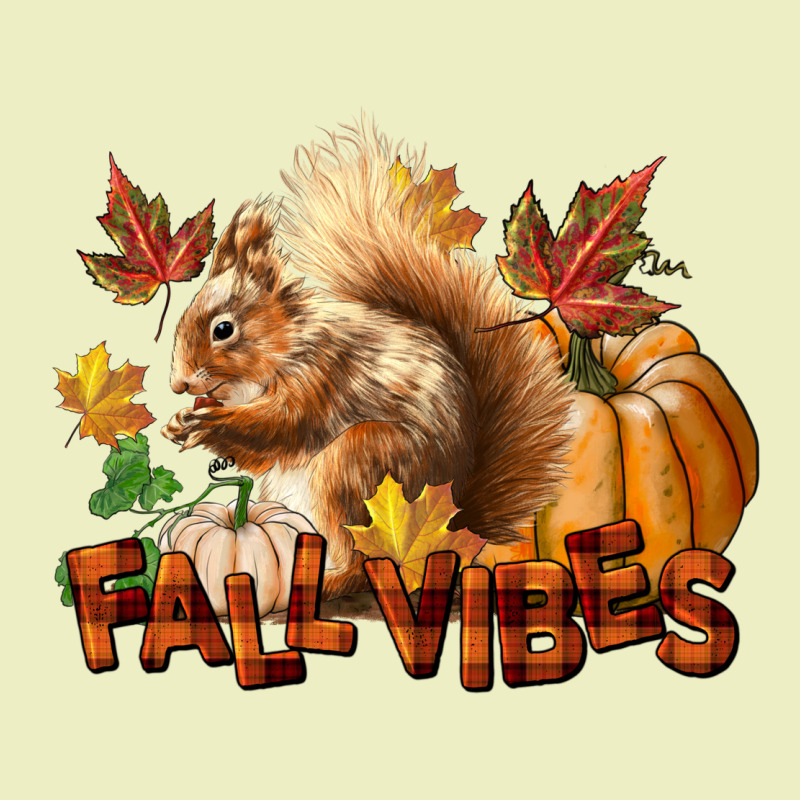 Fall Vibes Squirrel Urban Hoodie by LillyAllenDesigns | Teevron