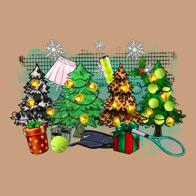 Christmas Trees With Tennis Vintage Tee by Zillion Design Studio | Teevron