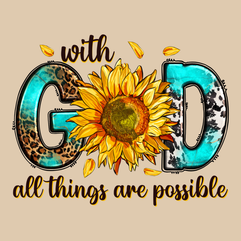 With God All Things Possible Heavyweight Sweatshirt by RanaPortraitStore | Teevron