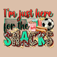 I'm Just Here For The Snacks Soccer Urban Heavy Tee | Teevron