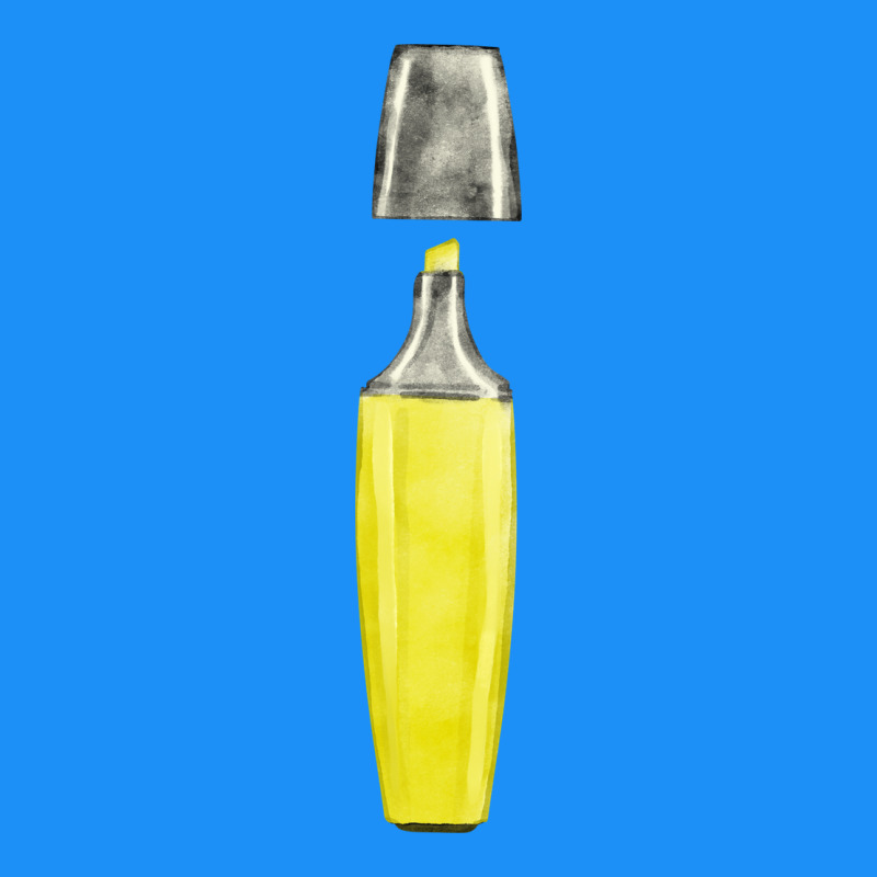 Yellow Highlighter Pen Fa Element Classic Tee by FaDigitalArtStudio | Teevron