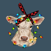 Charolais Calf With Christmas Lights Baby Cow Urban Heavy Tee | Teevron
