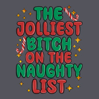 The Jolliest Bitch On The Naughty List Vintage Hoodie | Teevron