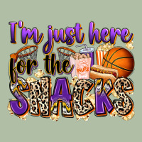 I'm Just Here For The Snacks Basketball Urban Heavy Tee | Teevron