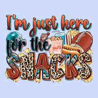 I'm Just Here For The Snacks American Football Urban Heavy Tee | Teevron