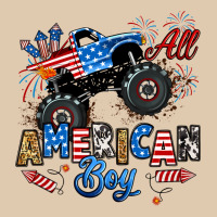 Fourth Of July Monster Truck All American Boy Heavyweight Sweatshirt | Teevron