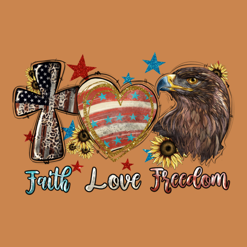 Faith Love Freedom Usa Heavyweight Hoodie by NancyCooperArtShop | Teevron