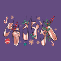 Christmas Ballerina Shoes Vintage Hoodie | Teevron