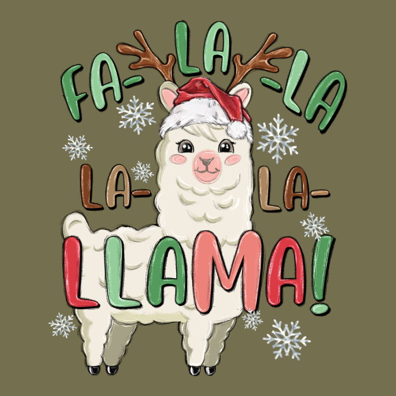 Fa La La Llama Vintage Hoodie by MaliasSmallBusiness | Teevron