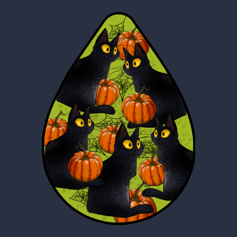 Black Cat Halloween Teardrop Urban Hoodie by LillyAllenDesigns | Teevron