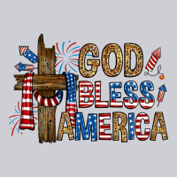God  Bless America With Cross Heavyweight Sweatshirt | Teevron