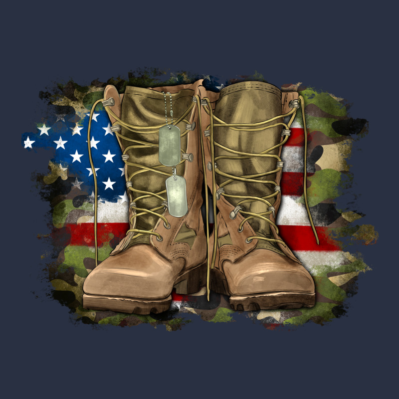American Flag With Army Boots Heavyweight Sweatshirt by RanaPortraitStore | Teevron