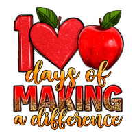 100 Days Of Making A Difference Zipper Hoodie | Teevron