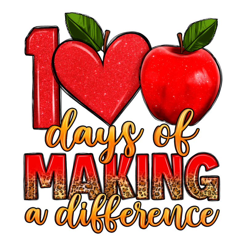 100 Days Of Making A Difference Zipper Hoodie by Artiststas | Teevron