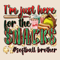 I'm Just Here For The Snacks #softball Brother Urban Heavy Tee | Teevron