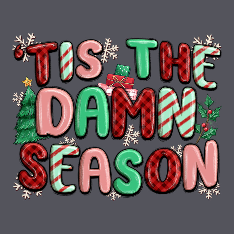 'tis The Damn Season Vintage Hoodie by MaliasSmallBusiness | Teevron