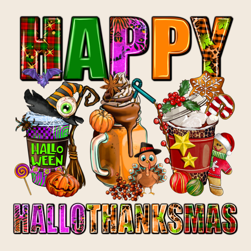 Happy Hallothanksmas Zipper Hoodie by AdoDesignShop | Teevron