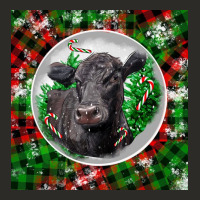 Christmas Black Angus Cow Heavy Core Tee | Teevron