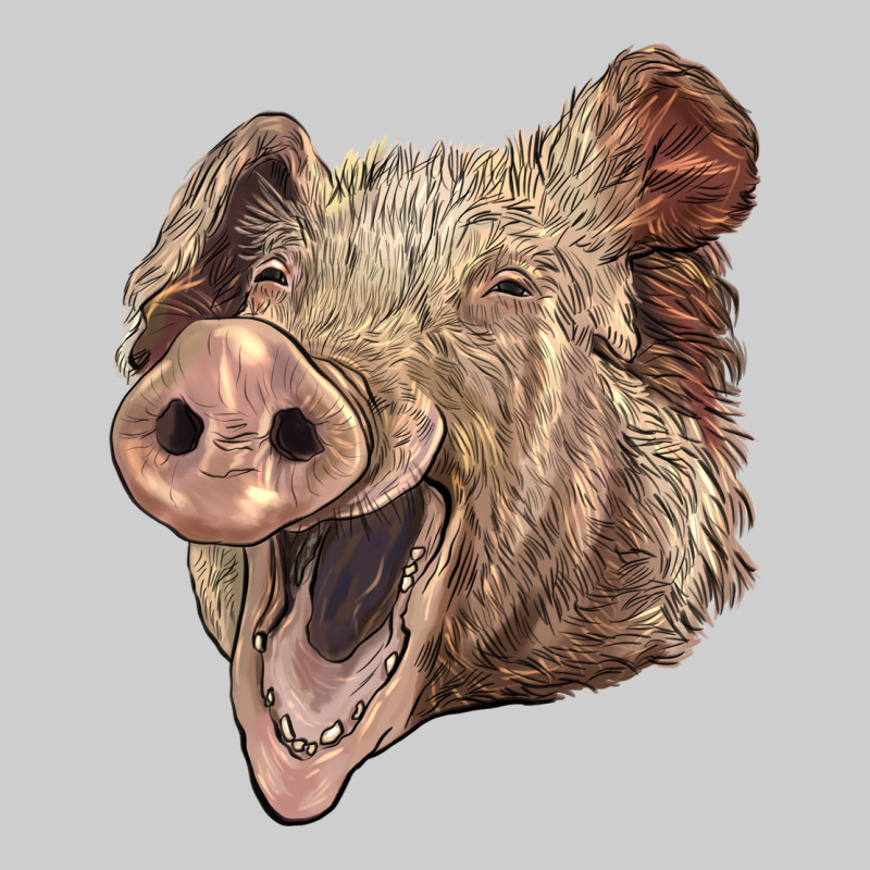 American Yorkshire Pig Face Premium Sweatshirt by LillyAllenDesigns | Teevron