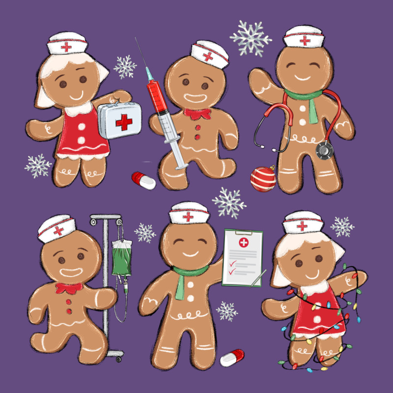 Nurse Gingerbread Vintage Hoodie by MaliasSmallBusiness | Teevron