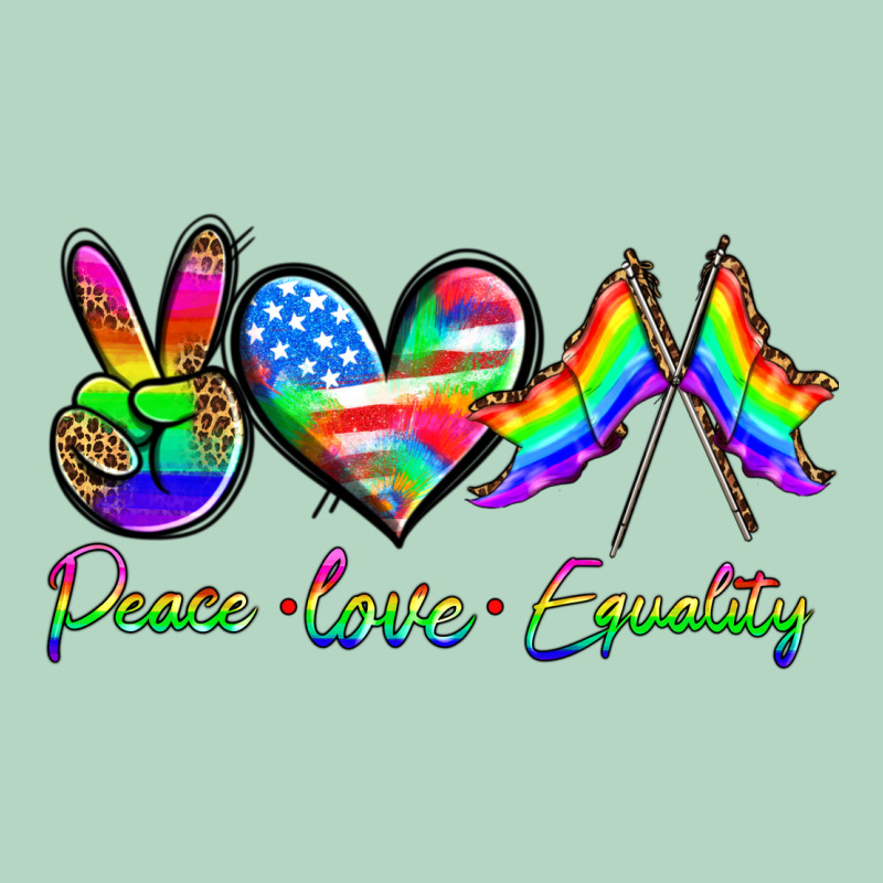 Peace Love Equality Classic Tee by HRA Design Shop | Teevron