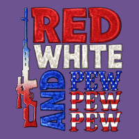 Red White And Pew Pew Pew Vintage Tee | Teevron