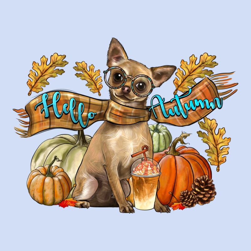 Hello Autumn With Chihuahua Dog Urban Hoodie by LillyAllenDesigns | Teevron