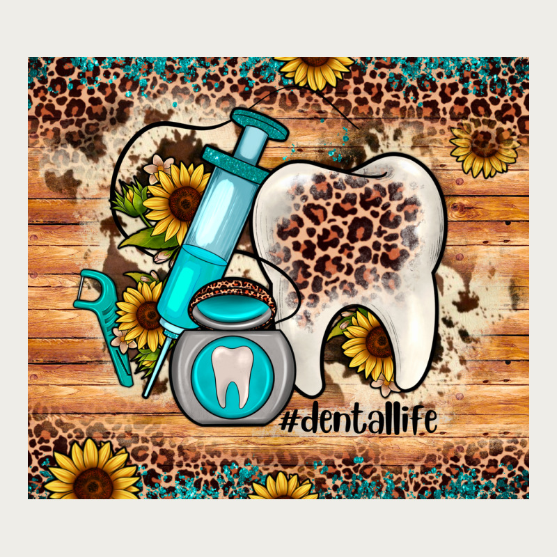Dental Sunflower Zipper Hoodie by JahusDesignShop | Teevron