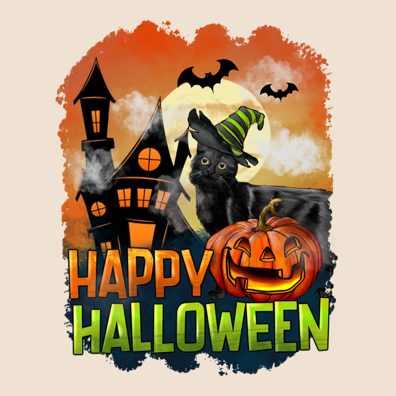 Happy Halloween With Black Cat Urban Hoodie by LillyAllenDesigns | Teevron