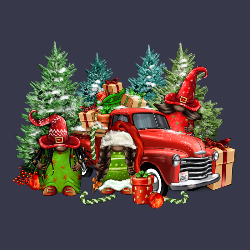 Merry Christmas Truck Afro Gnomies Long Sleeve Tee by FaDigitalArtStudio | Teevron