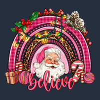 Pink Christmas Believe  Rainbow Zipper Hoodie | Teevron