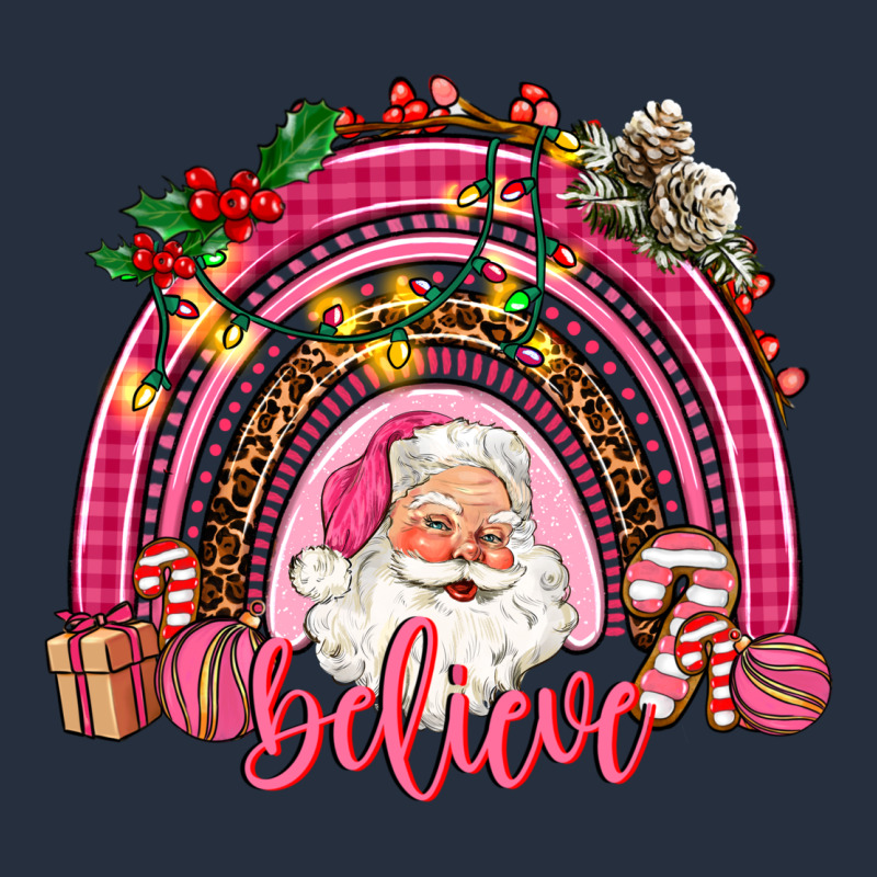 Pink Christmas Believe  Rainbow Zipper Hoodie by AdoDesignShop | Teevron