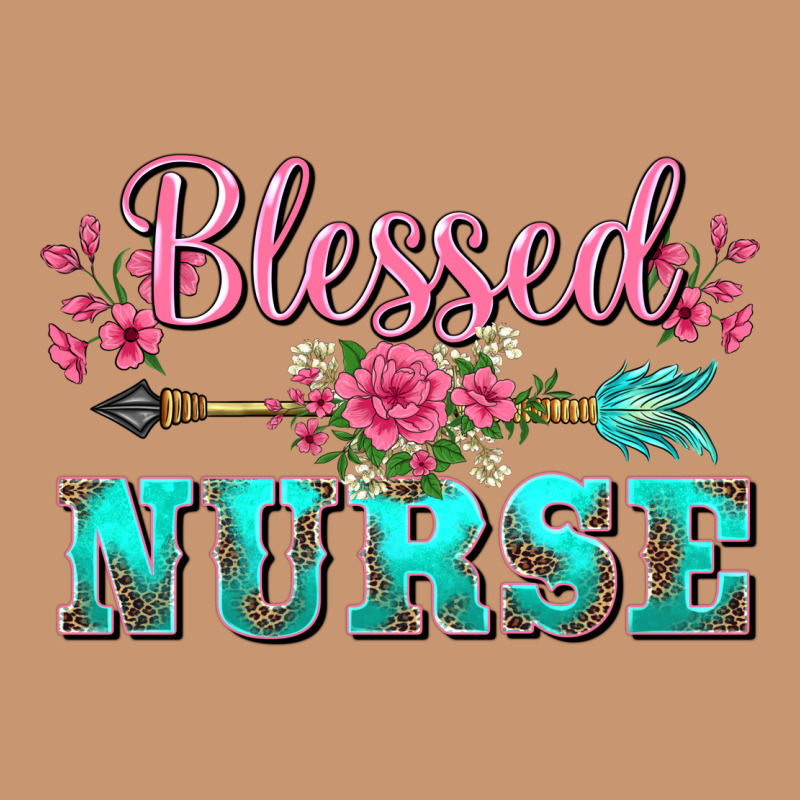 Western Blessed Nurse Pink Floral Arrow Heavyweight Hoodie by BarkalooDesign | Teevron