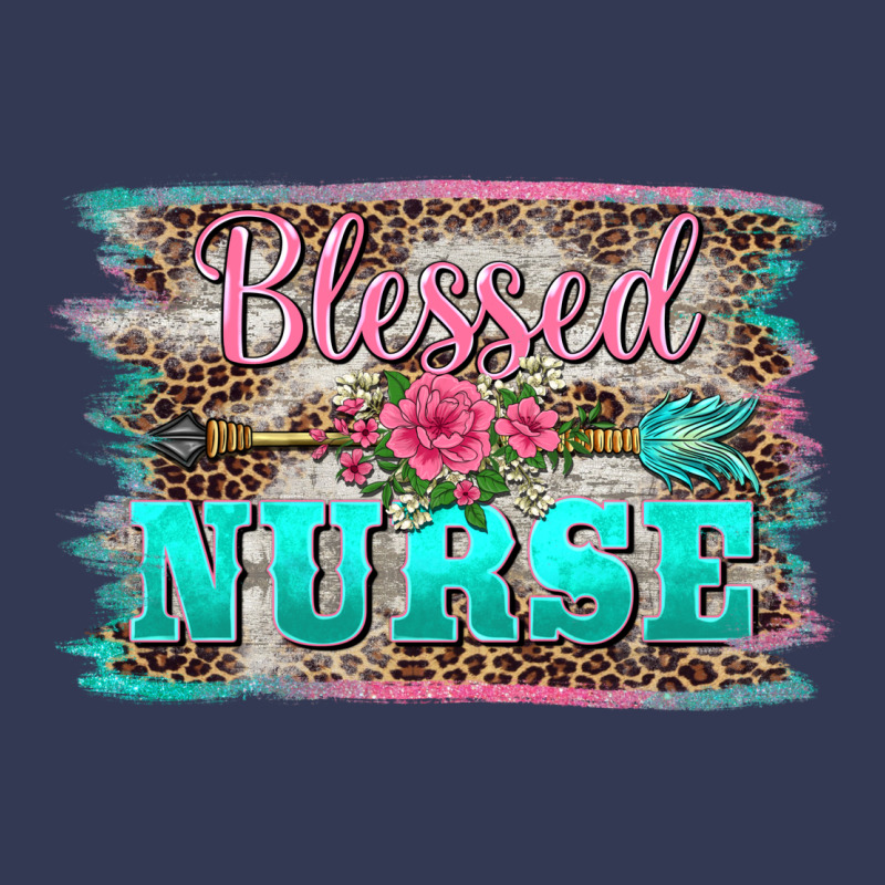 Western Blessed Nurse Pink Floral Arrow  Background Heavyweight Hoodie by BarkalooDesign | Teevron