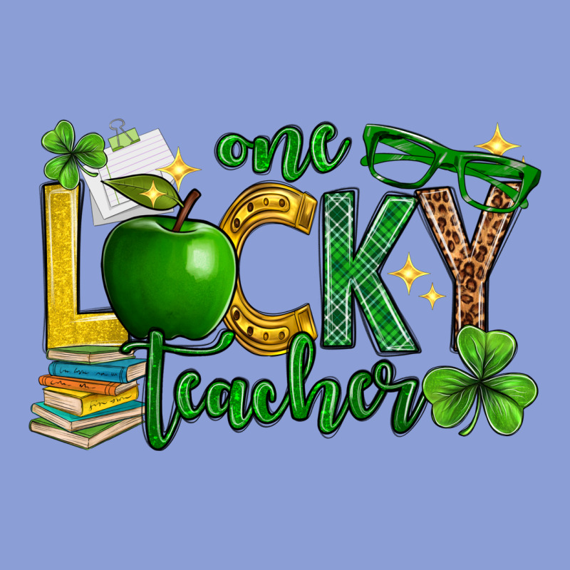 St. Patrick's Day One Lucky Teacher Long Sleeve Tee by Neo Western | Teevron