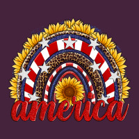 America Sunflower Rainbow Premium Tee | Teevron