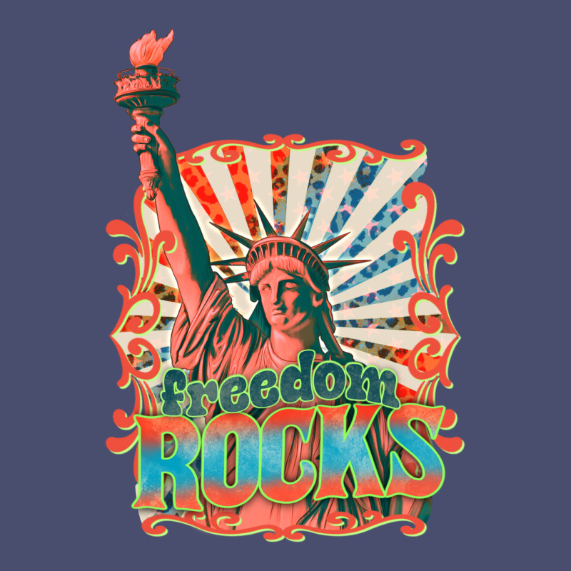 Retro Freedom Rocks Billie Wilder Vintage Tee by texasbilliewilder | Teevron