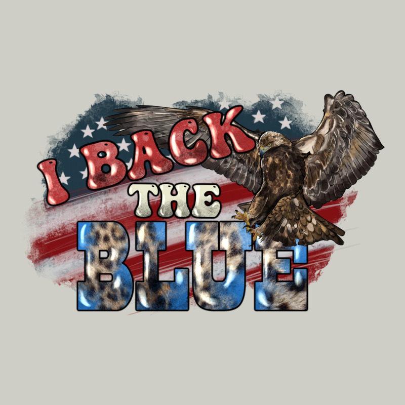 I Back The Blue Eagle Heavyweight Hoodie by NancyCooperArtShop | Teevron