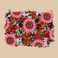 Valentines Day Sunflowers Leopard Cowhide Backgrou Heavyweight Sweatshirt | Teevron
